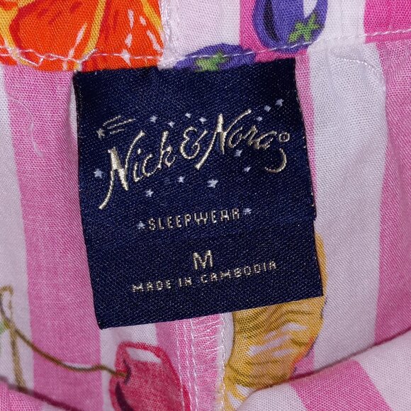 Nick & Nora Striped Summer Fruit Pajamas set - Picture 5 of 8